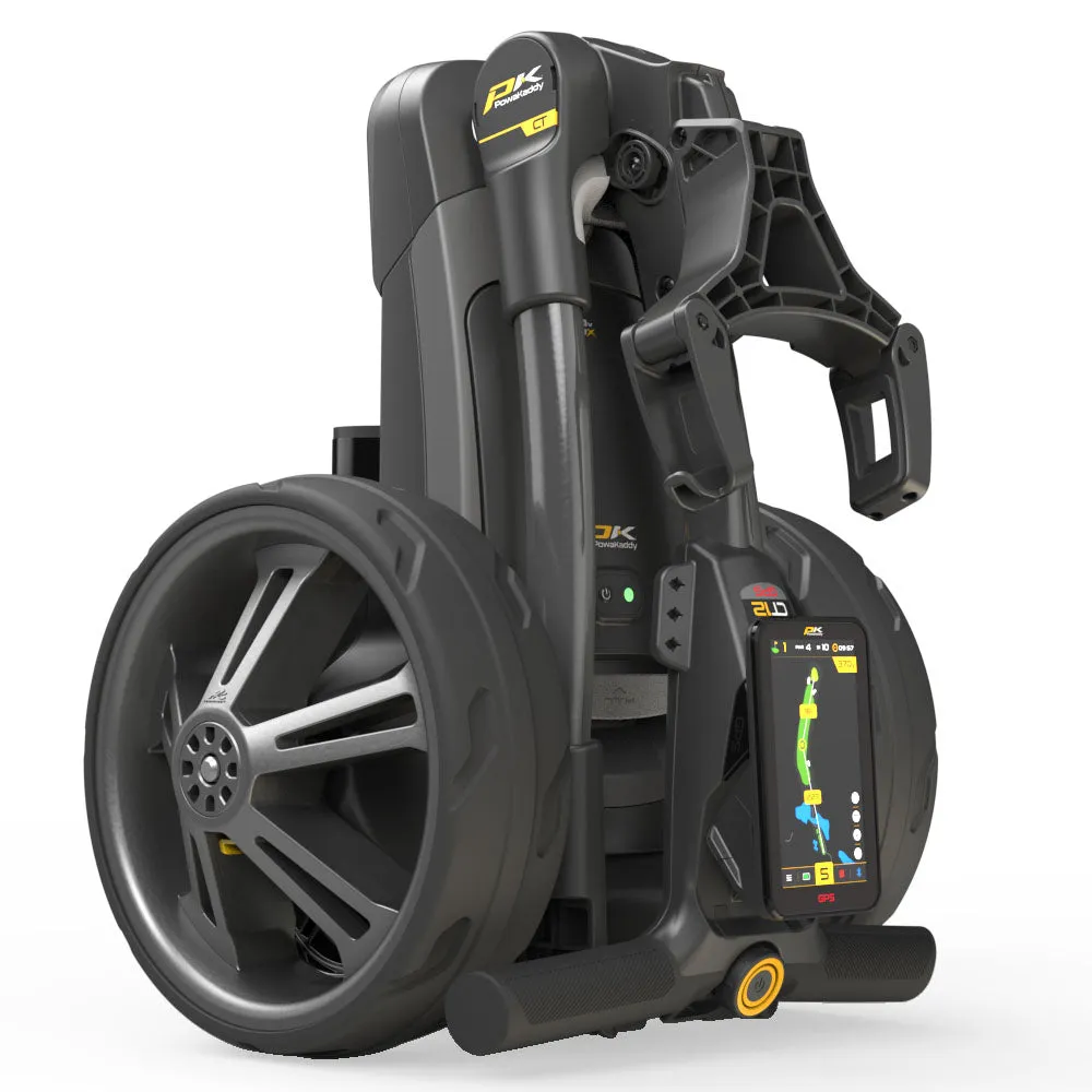 PowaKaddy CT12 GPS Electric Trolley - Gun Metal - 2025, Biodegradable golf balls