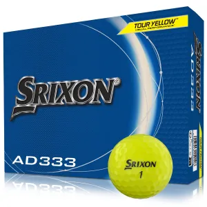 Everyday Low Price Srixon AD333 Golf Balls - Yellow - 12 Pack Pick of the Season, Senior golf clubs, Golf bag cooler pocket