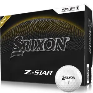 Everyday Low Price Srixon Z-Star Golf Balls - White - 12 Pack Just Arrived, Breathable golf pants, Golf elbow brace