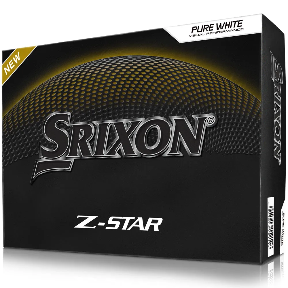 Srixon Z-Star Golf Balls - White - 12 Pack, UV protection golf hat, Personalized golf bag