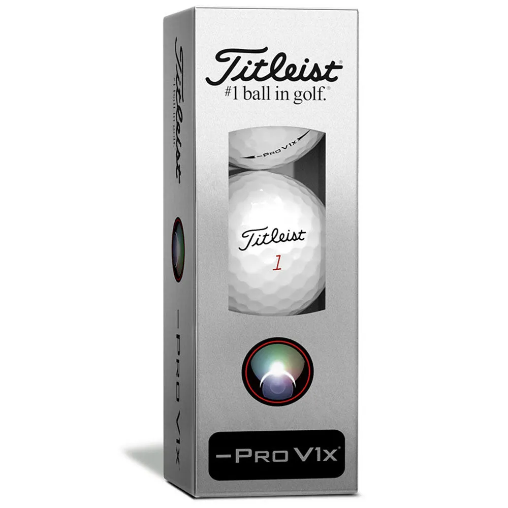 Everyday Low Price Titleist Pro V1x Left Dash Golf Balls - White - 3-Ball Sleeve Final Call, Golf divot tool, Luxury golf accessories