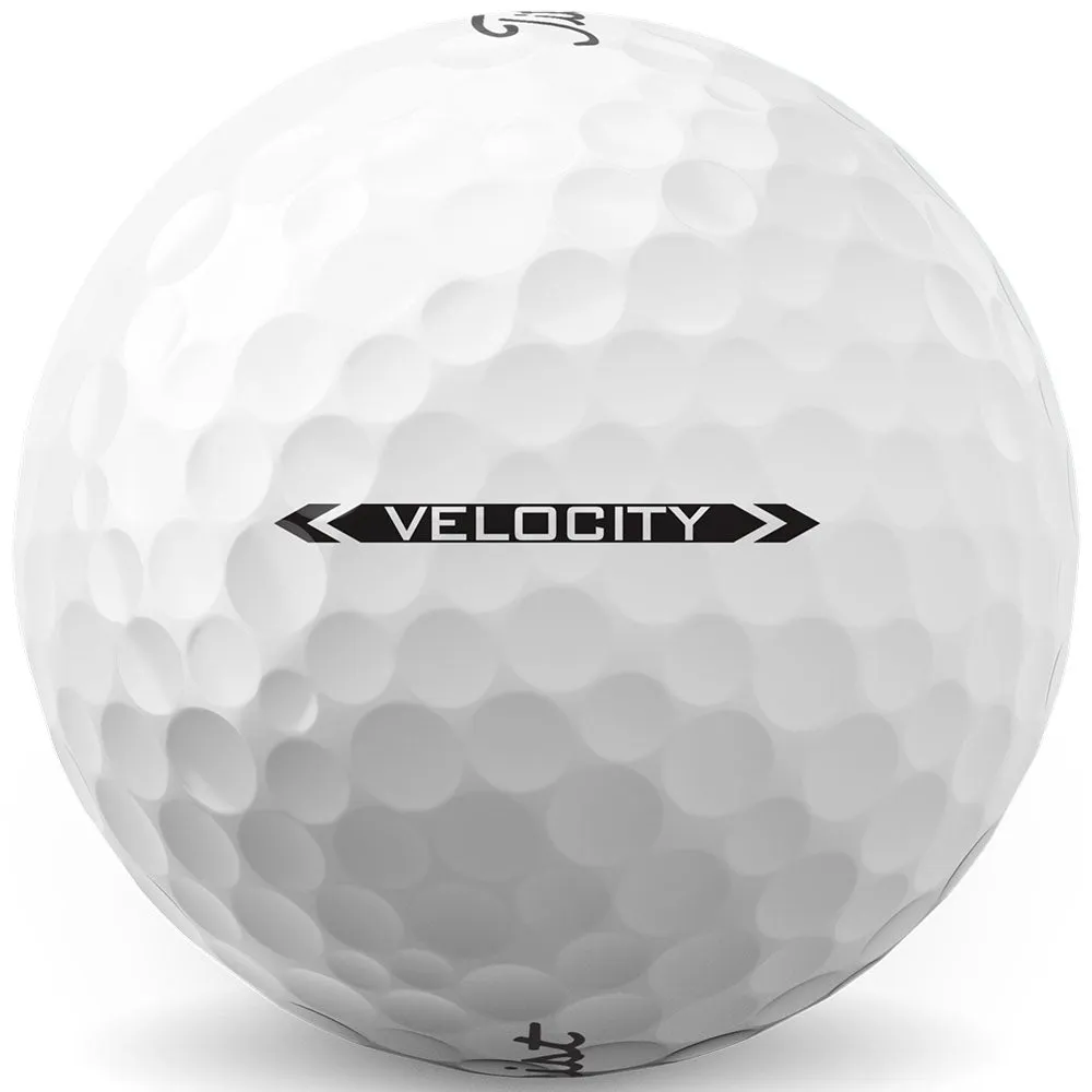Titleist Velocity Golf Balls - White - Double Dozen, Golf practice net