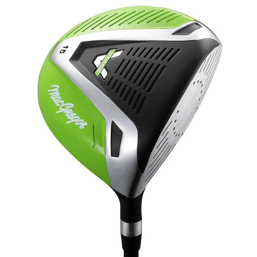 MacGregor V-MAX Junior 4-Piece Stand Bag Package Set - Green (Ages 3-5), Soft feel golf balls, Golf shoes for plantar fasciitis