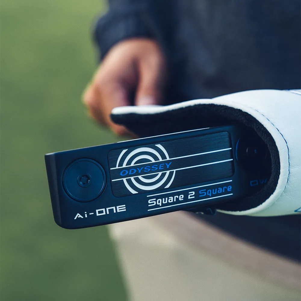 Odyssey Ai-One Square 2 Square Putter - Double Wide, Golf club cleaner, Golf mat for home, Sustainable golf clothing
