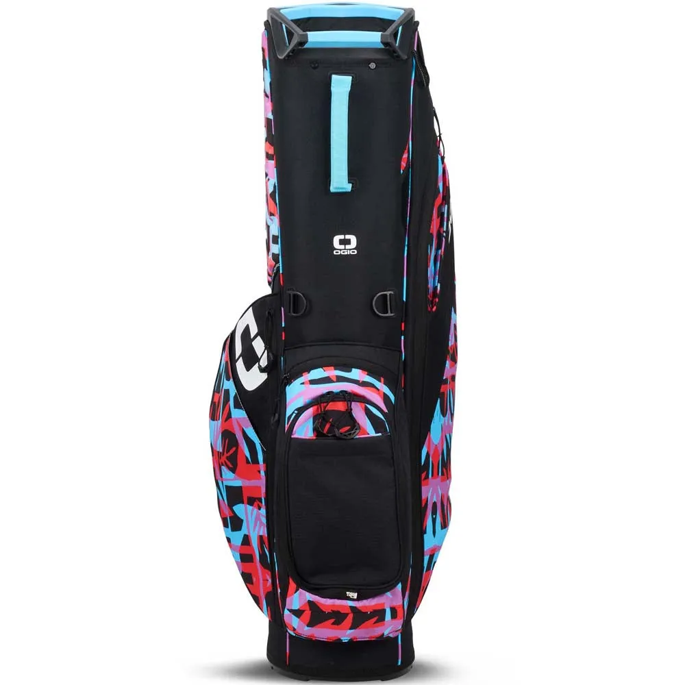 OGIO Fuse Stand Bag - Tropical Punch, Senior golf clubs, Golf cart bag with 14 dividers, Golf club regripping kit