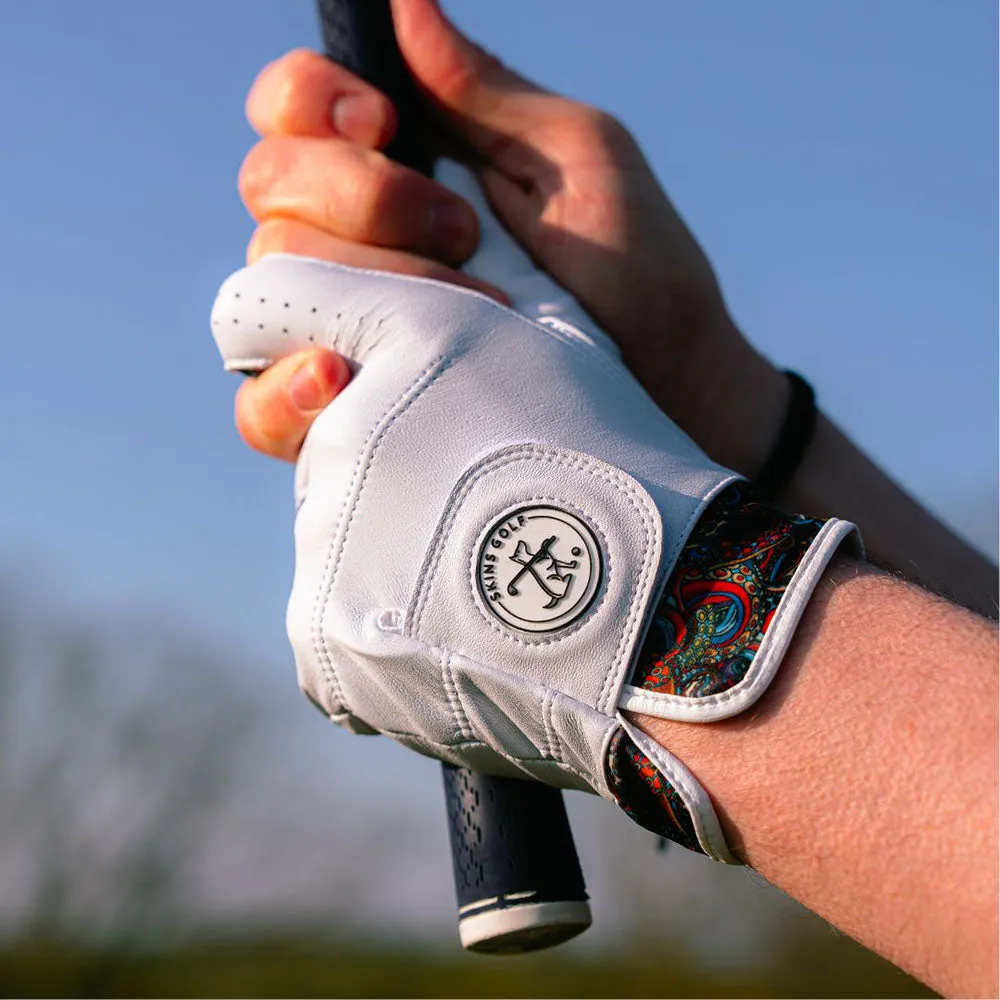 Skins Leather Golf Glove - King Octopus, Personalized golf tees, Biodegradable golf balls