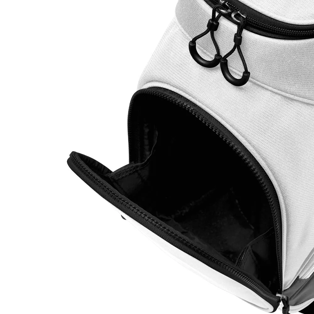 Wilson I-Lock Cart Bag - Grey/White/Black, Steel shaft golf irons