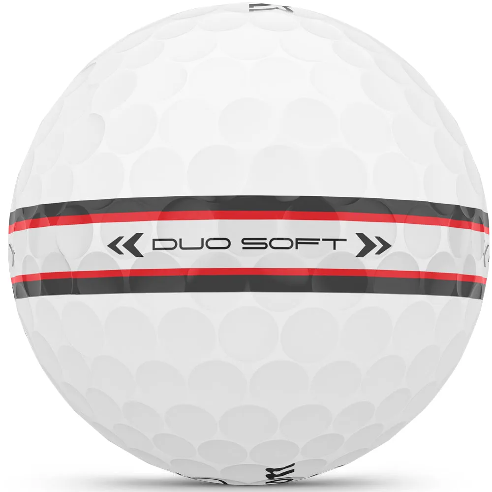 Wilson Staff Duo Soft Golf Balls - TRK360 - Double Dozen, Golf ball markers
