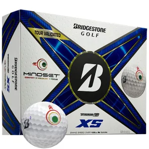 Everyones Talking Bridgestone TOUR B XS Golf Balls - MindSet - 12 Pack Popular Choice, Custom golf head covers, Golf hitting mat