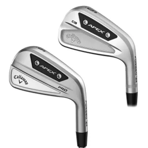 Everyones Talking Callaway Apex '24 Pro/CB Combo Irons - Steel Style Meets Function, Wide width golf shoes, Waterproof golf shoes