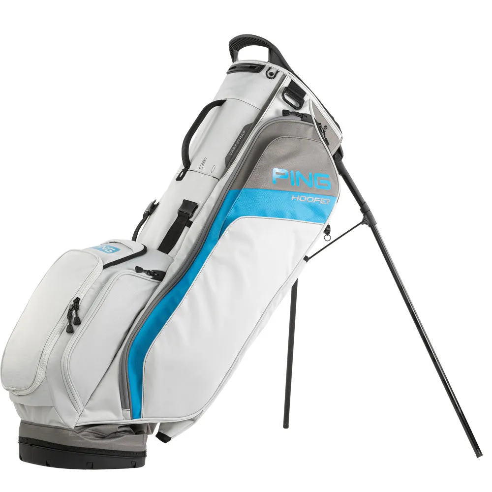 Everyones Talking Ping Hoofer 231 Stand Bag - Light Grey/Blue/Graphite Upgrade Your Gear, Top-rated golf rangefinders 2024, Waterproof golf shoes