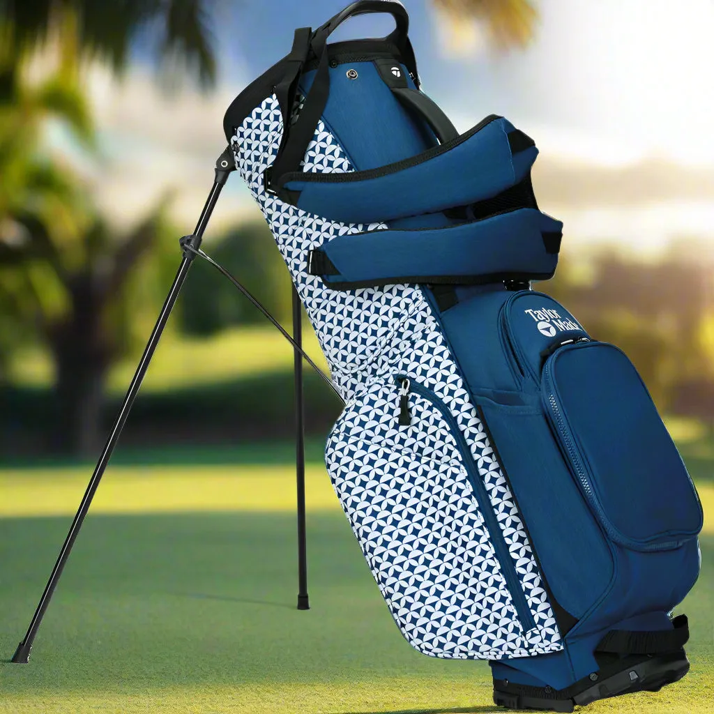 TaylorMade Flextech Stand Bag - Heritage Icon, Cadet size golf gloves, Smart golf balls