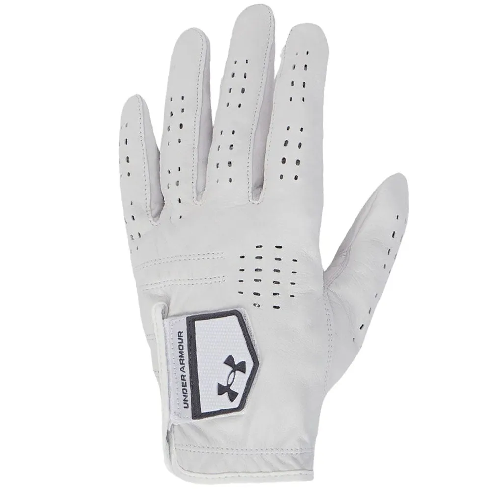 Under Armour Tour Leather Golf Glove - Castlerock/White - 3-Pack, Golf gloves for men