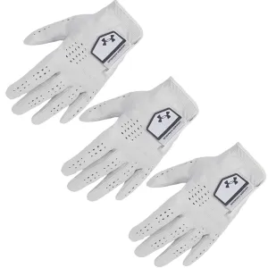 Everyones Talking Under Armour Tour Leather Golf Glove - Castlerock/White - 3-Pack Fresh Drop, Golf club sets under $500