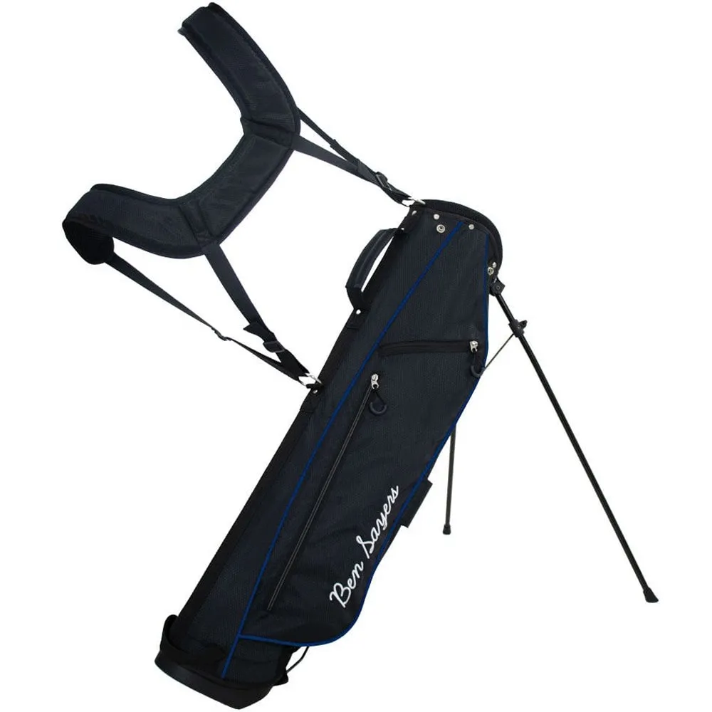 Fan Favorite Ben Sayers LTE Pencil Stand Bag - Black/Blue Just Dropped, Golf club cleaning brush