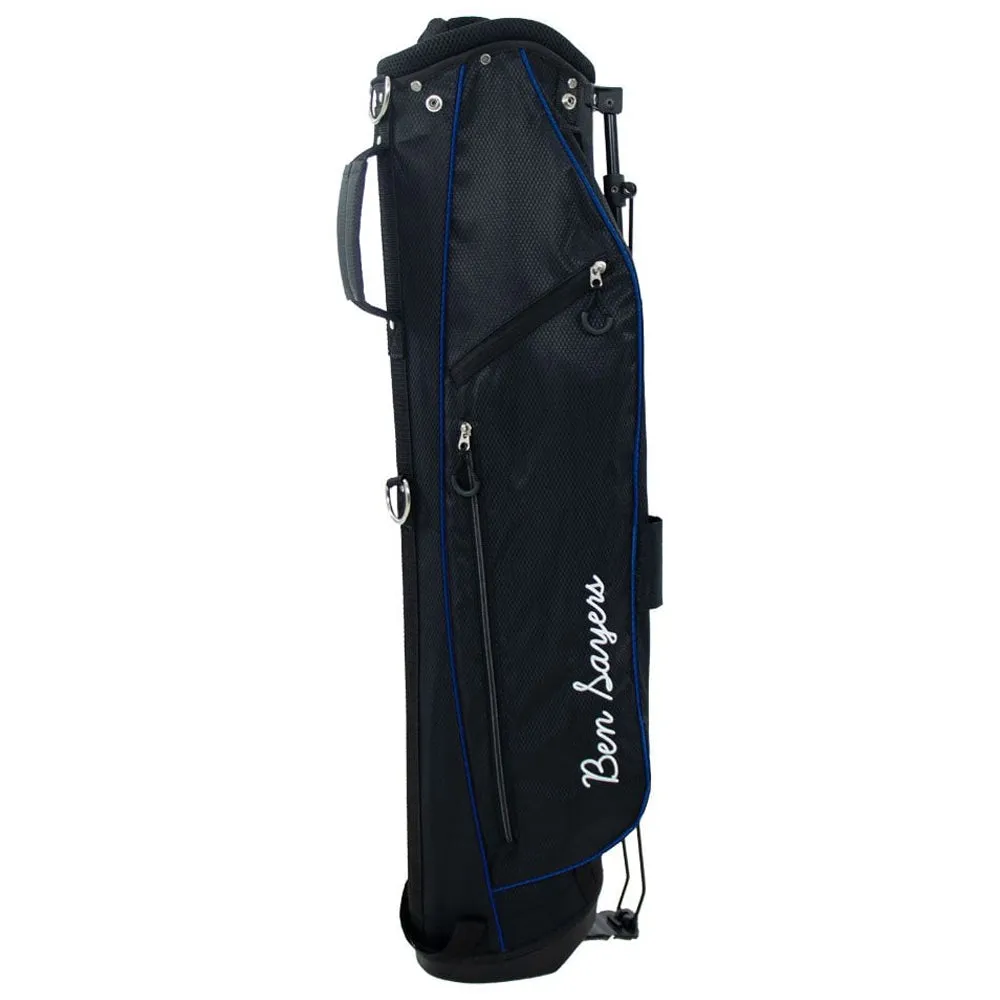 Ben Sayers LTE Pencil Stand Bag - Black/Blue, Sustainable golf clothing