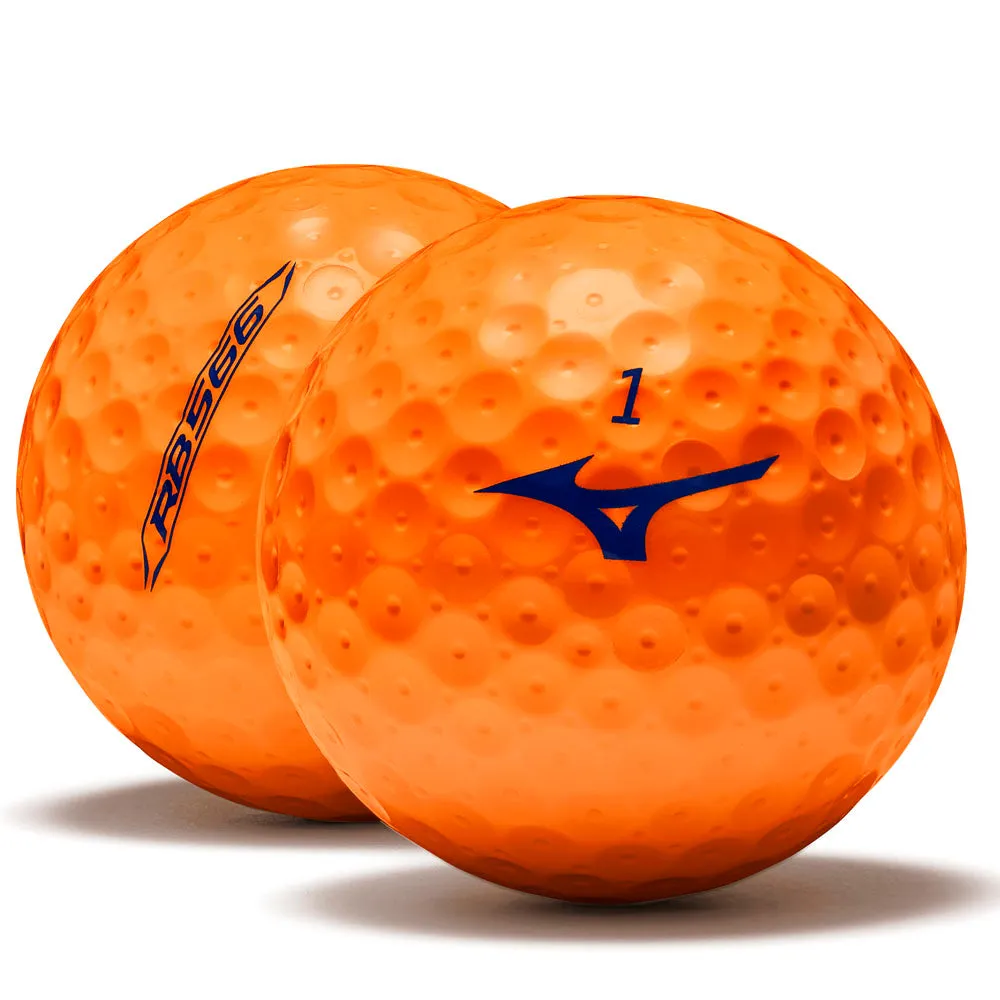 Mizuno RB566 Golf Balls - Orange - 12 Pack, Golf swing trainer, USGA approved golf balls