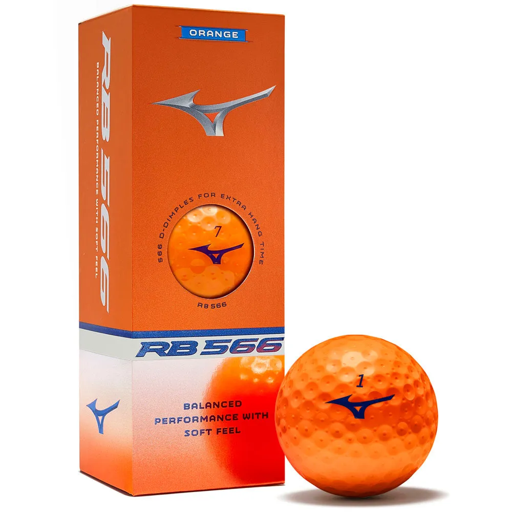 Mizuno RB566 Golf Balls - Orange - 12 Pack, Golf rangefinder, Golf gloves for men