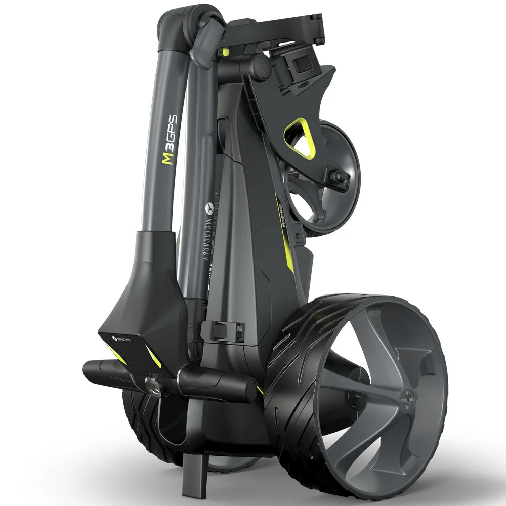 Motocaddy M3 GPS Electric Golf Trolley - Graphite, Waterproof golf bag cover