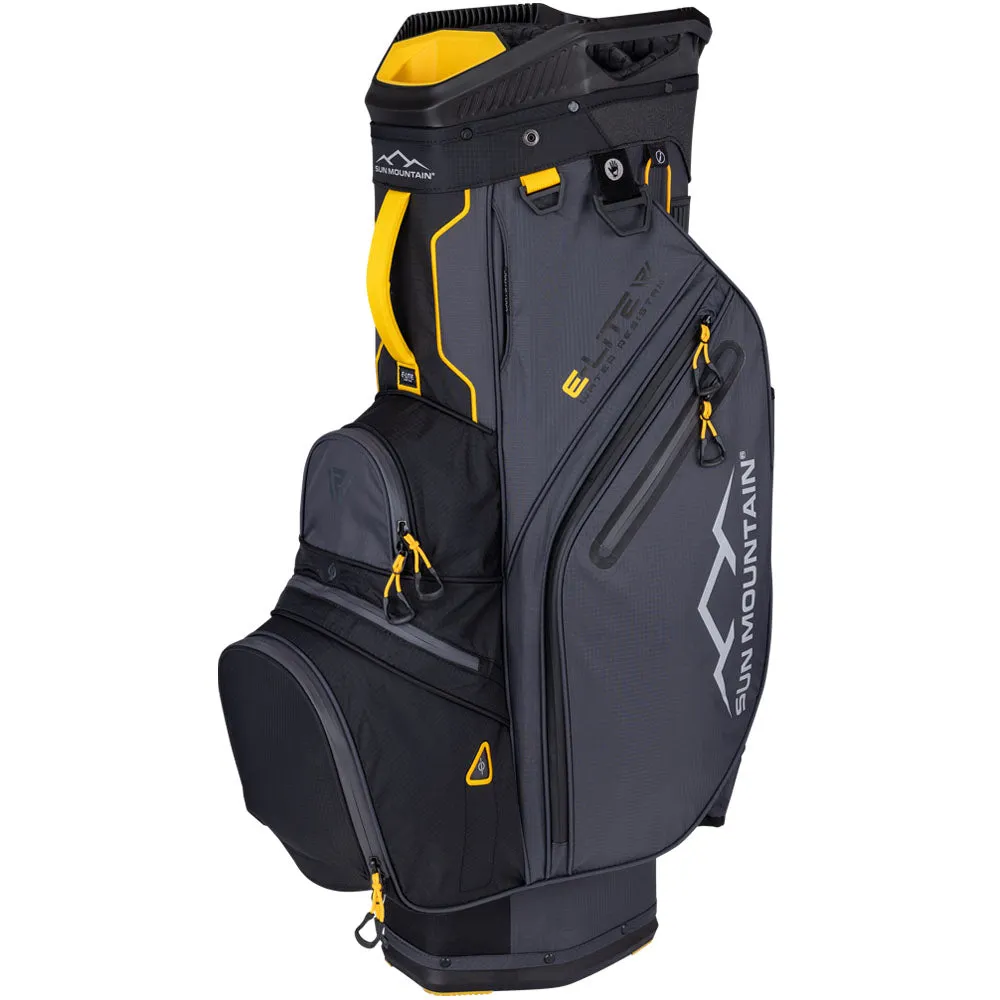 Fan Favorite Sun Mountain E-Lite Cart Bag - Black/Steel/Gold Shop the Hype, Funny golf gifts, Backyard golf setup, Golf belt with ball marker