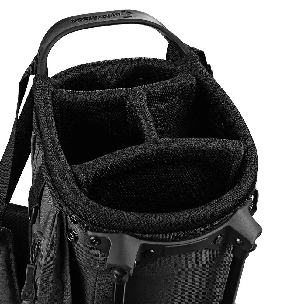 TaylorMade Flextech Stand Bag - Grey, FootJoy golf shoes, UV protection golf hat, Bluetooth golf speaker