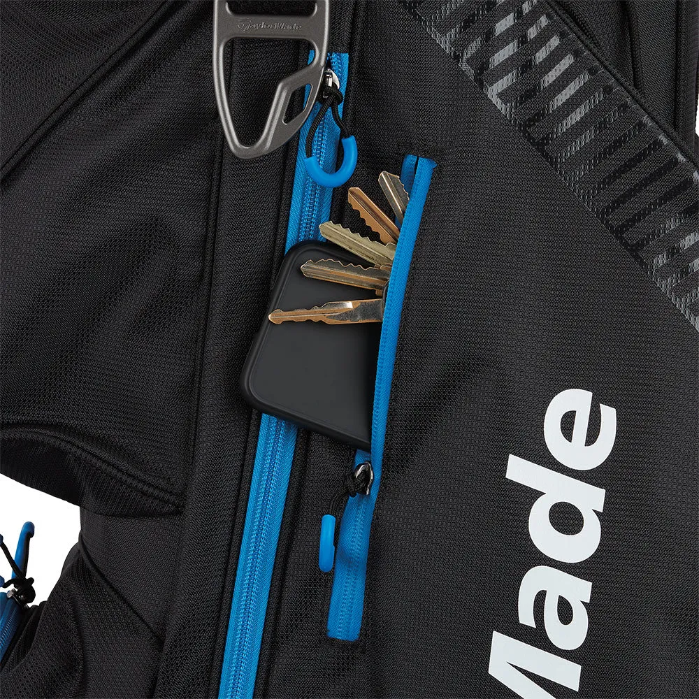 TaylorMade Pro Cart Bag - Black/Blue, Golf simulator for home
