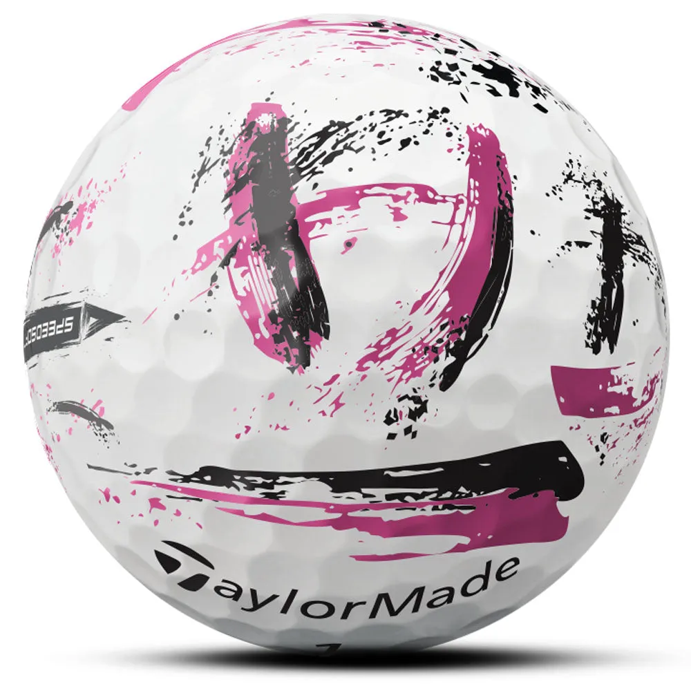 TaylorMade SpeedSoft Golf Balls - Ink Pink - 12 Pack, Waterproof golf jacket, Summer golf sale