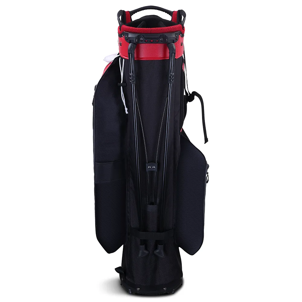 Big Max Aqua Eight G Waterproof Stand Bag - Red/Black, Golf accessories for women, USGA approved golf balls, Golf practice net