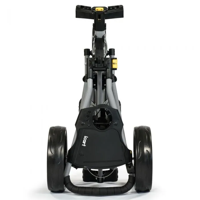 iCart Go 3-Wheel Push Trolley - Grey/Black, Callaway Paradym irons, Team golf uniforms, Golf simulator for home