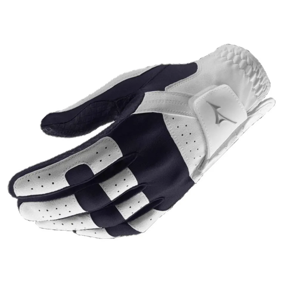 Final Call Mizuno Ladies Stretch Golf Gloves - White/Navy Editor-Loved, Breathable golf pants, Golf ball stamp kit
