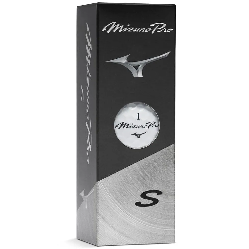 Mizuno Pro S Golf Balls - White - 12 Pack, Lightweight golf bag, Golf accessories for beginners, Nike Air Zoom golf shoes