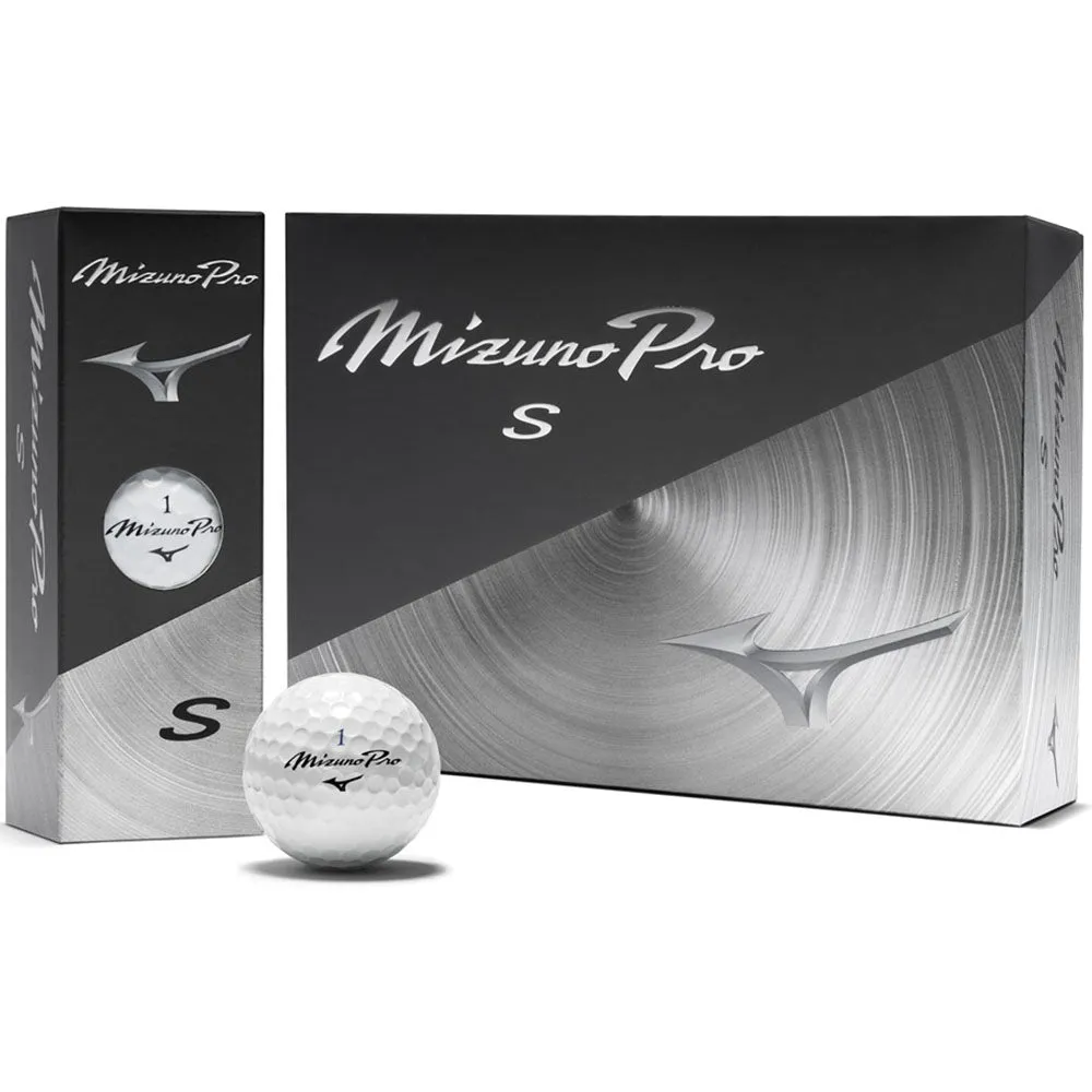 Mizuno Pro S Golf Balls - White - 12 Pack, Golf shoes for plantar fasciitis, Breathable golf pants
