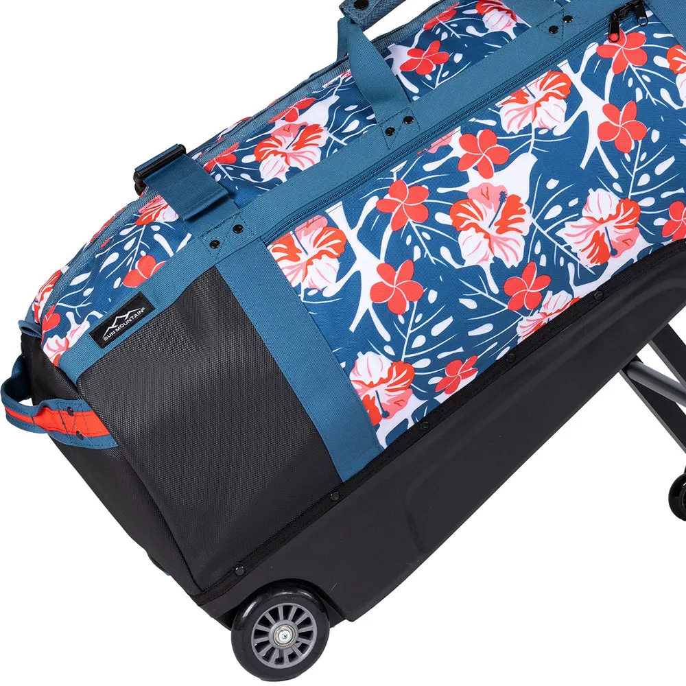 Sun Mountain Club Glider Meridian Travel Cover - Tropic/Spruce, Personalized golf tees, Waterproof golf bag cover, Sustainable golf clothing