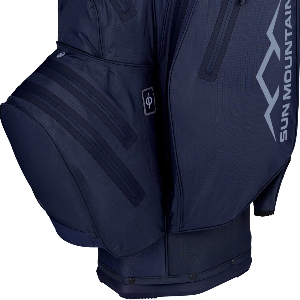 Sun Mountain H2NO Lite Waterproof Cart Bag - Navy Trident, Golf hitting mat, Best waterproof golf shoes for walking