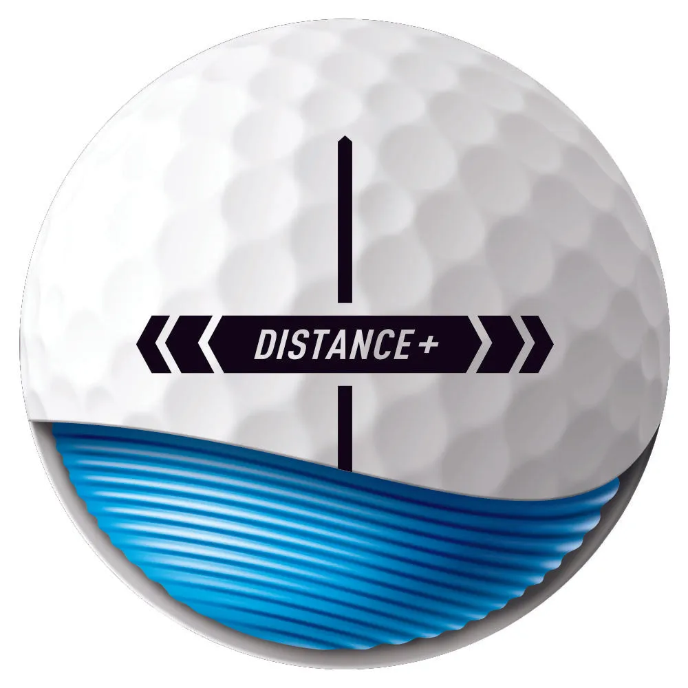 TaylorMade Distance  Golf Balls - White - 12 Pack, Soft feel golf balls, TaylorMade golf clubs