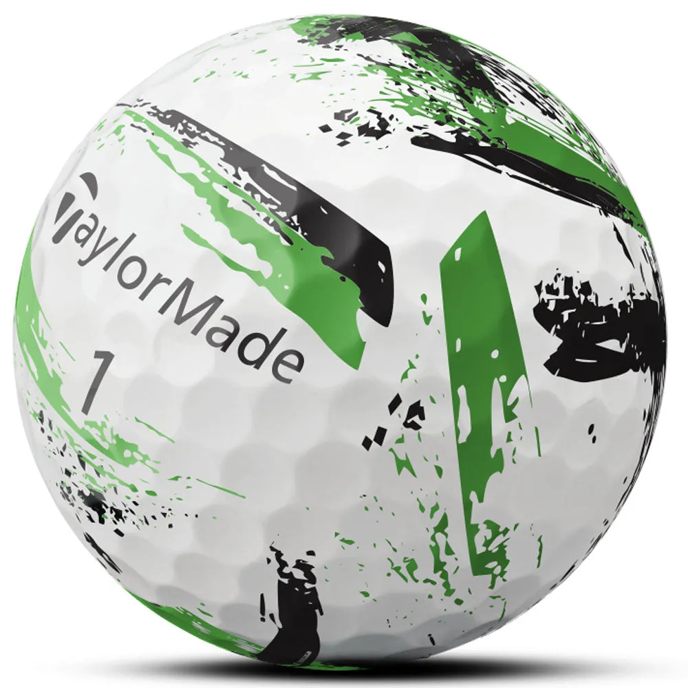 TaylorMade SpeedSoft Golf Balls - Ink Green - 12 Pack, Golf club cleaner, XXL golf gloves, Novelty golf head covers