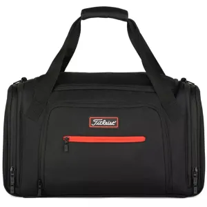 Final Call Titleist Players Duffle Bag - Black The Choice is Clear, Golf ball stamp kit, Golf bag cooler pocket, MOI golf club technology