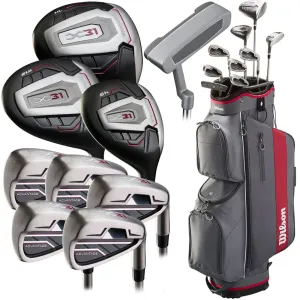 Final Call Wilson X31 Advantage 10-Piece Stand Bag Package Set - Ladies/Youth New Arrival, What golf ball is best for high handicappers, Rain golf gloves, Golf putter for beginners