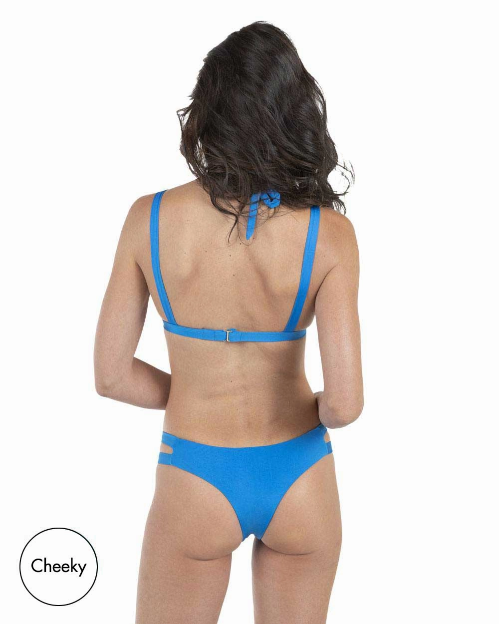 FINAL SALE Envy Push Up Two Tab Halter Swimsuit Top & Two Tab Bottom