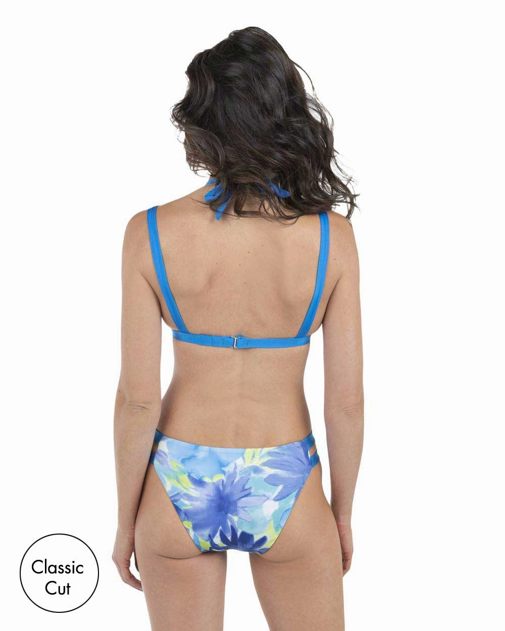 FINAL SALE Envy Push Up Two Tab Halter Swimsuit Top & Two Tab Bottom