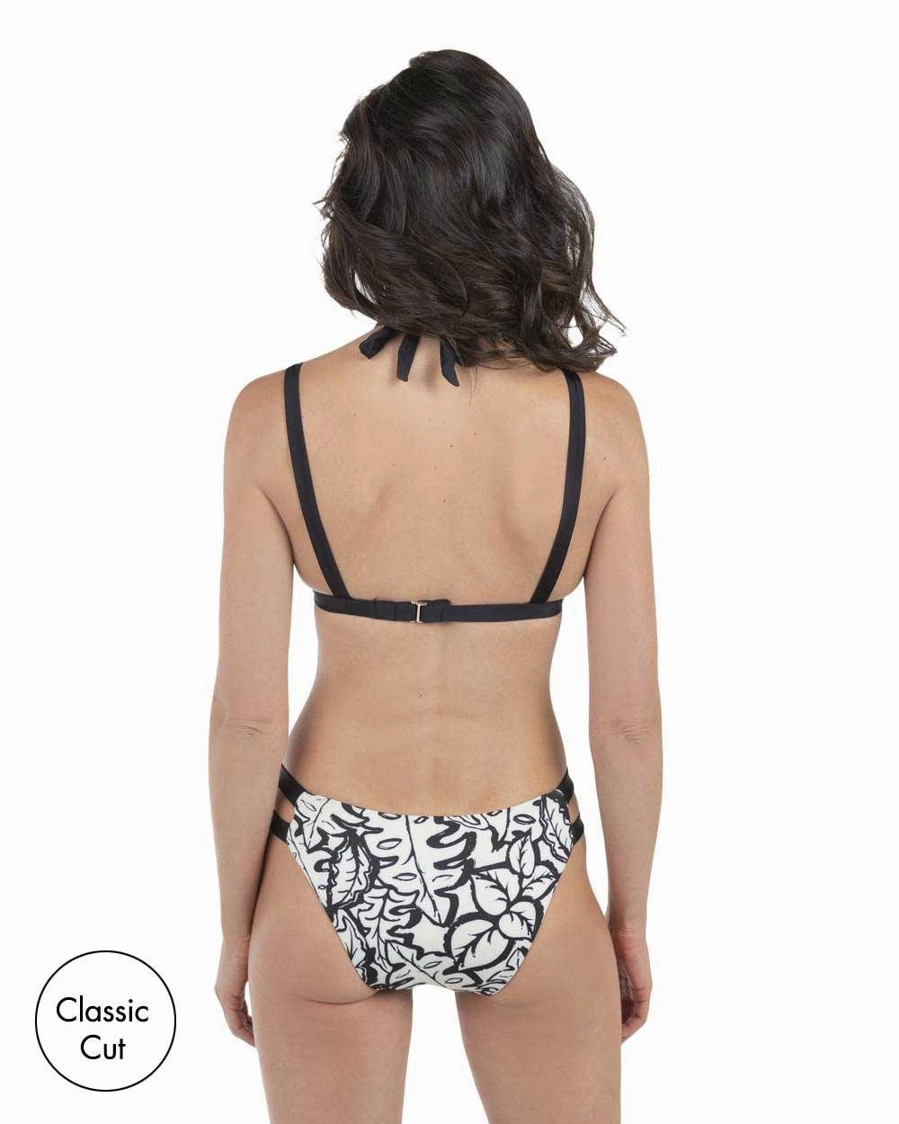 FINAL SALE Envy Push Up Two Tab Halter Swimsuit Top & Two Tab Bottom