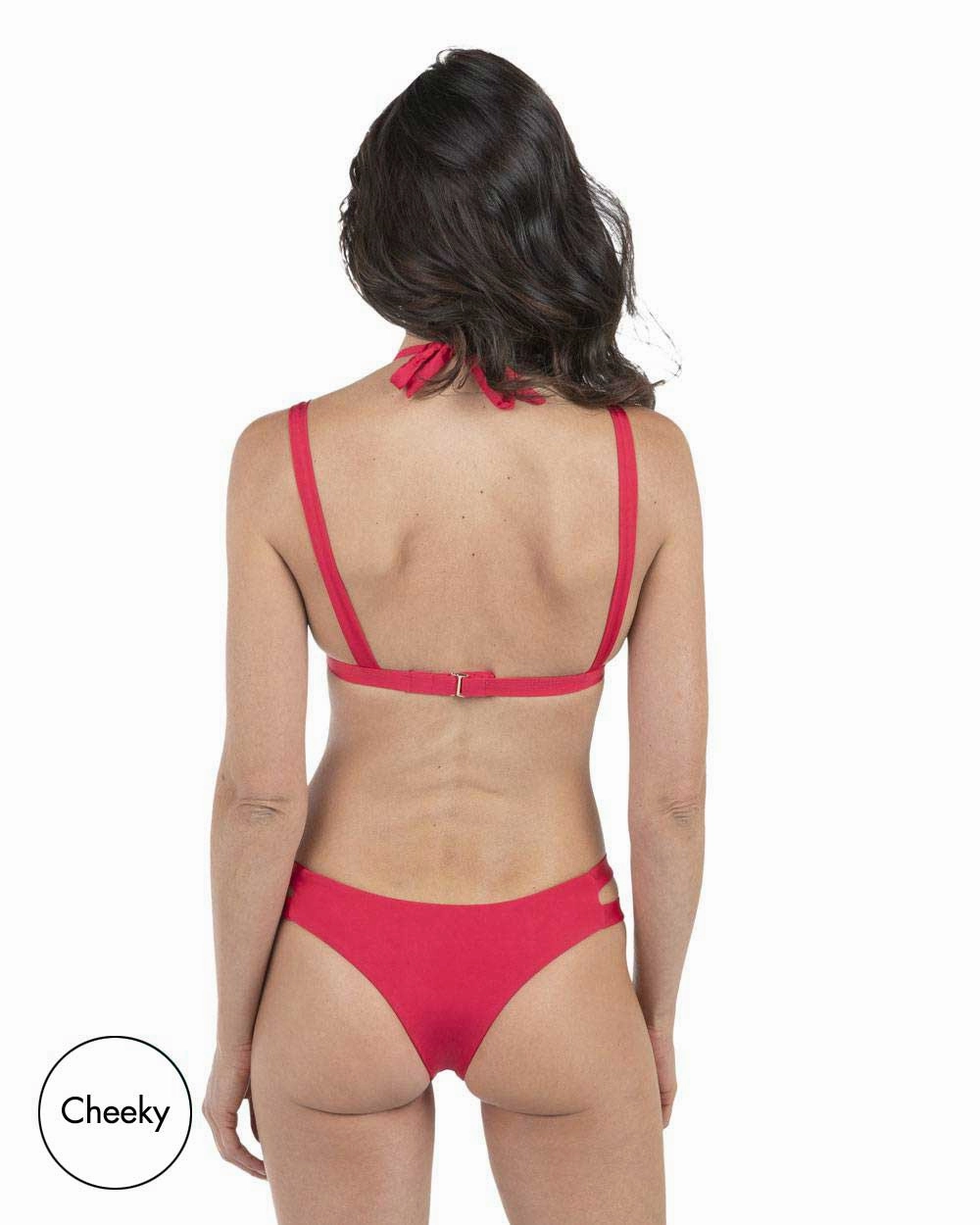 FINAL SALE Envy Push Up Two Tab Halter Swimsuit Top & Two Tab Bottom