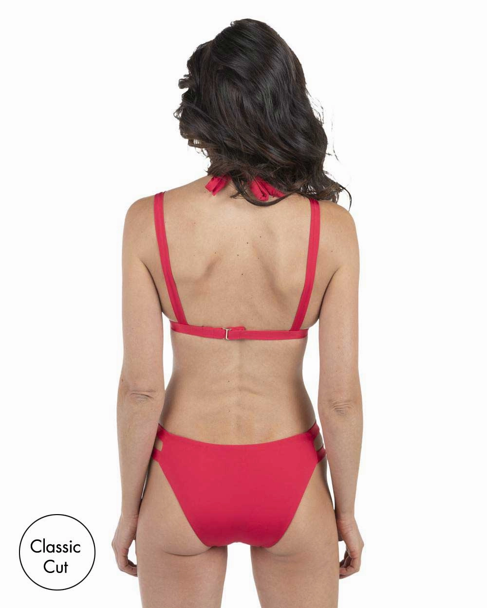 FINAL SALE Envy Push Up Two Tab Halter Swimsuit Top & Two Tab Bottom