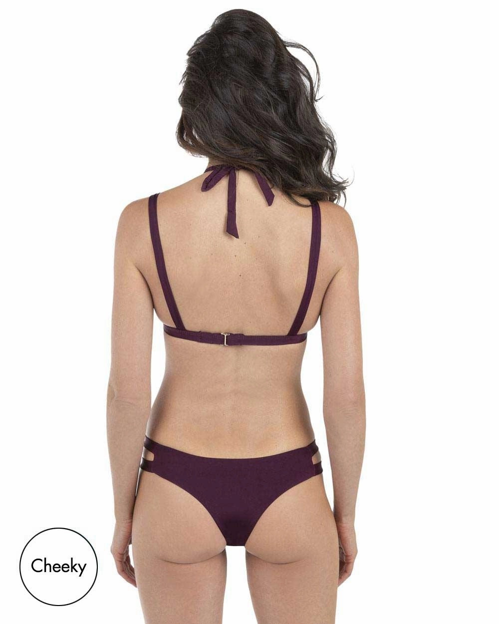 FINAL SALE Envy Push Up Two Tab Halter Swimsuit Top & Two Tab Bottom