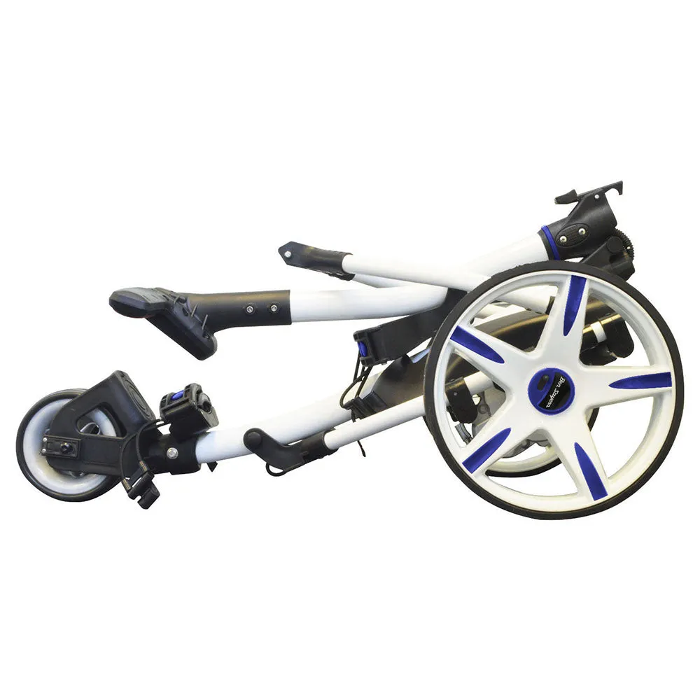 Ben Sayers Lithium Golf Trolley - White/Blue, Team golf uniforms, Golf rule book 2024