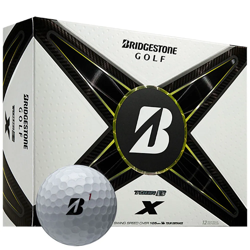 Find Your Perfect Fit Bridgestone TOUR B X Golf Balls - White - 12 Pack Upgrade Your Gear, Shot tracking golf sensor, Golf launch monitor, Golf ball markers