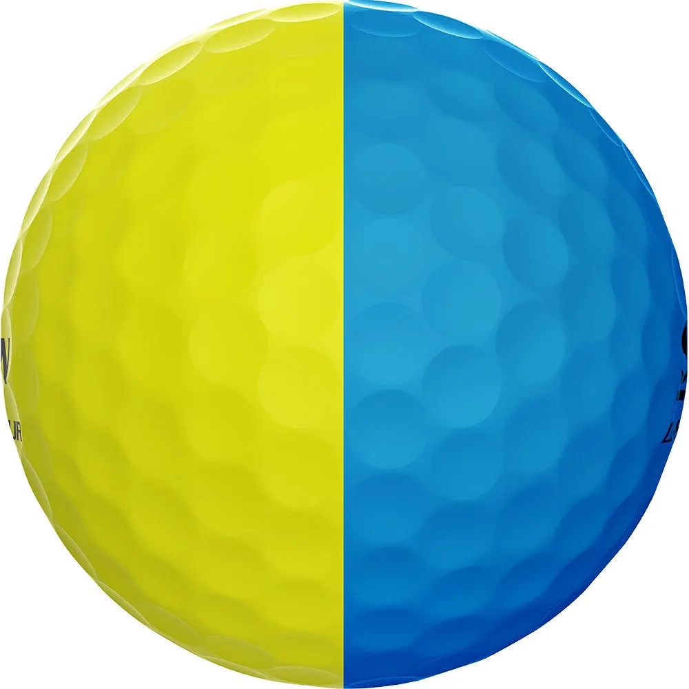 Q-STAR Tour Divide Golf Balls  - Yellow/Blue - 12 Pack, Wide width golf shoes