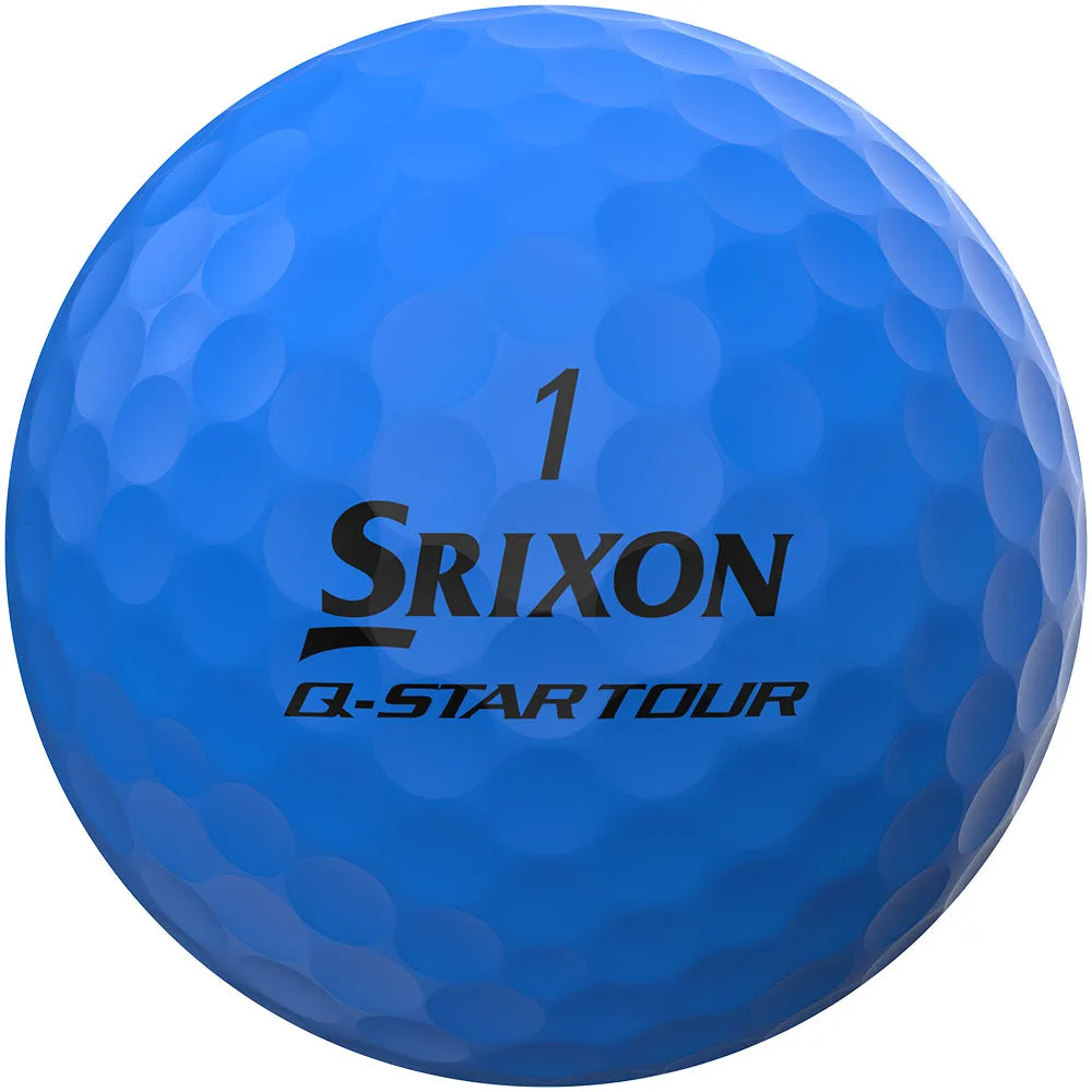 Q-STAR Tour Divide Golf Balls  - Yellow/Blue - 12 Pack, Recycled golf balls, Golf gift for men, Golf belt with ball marker