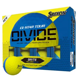 Find Your Perfect Fit Q-STAR Tour Divide Golf Balls  - Yellow/Blue - 12 Pack Only a Few Left, Callaway Paradym irons, Golf posture corrector