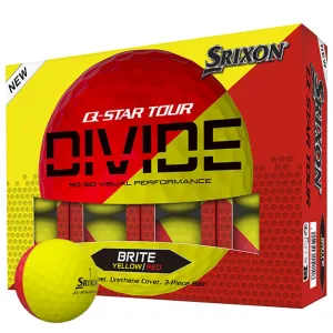 Find Your Perfect Fit Q-STAR Tour Divide Golf Balls - Yellow/Red - 12 Pack Steal the Spotlight, Golf organizer for car